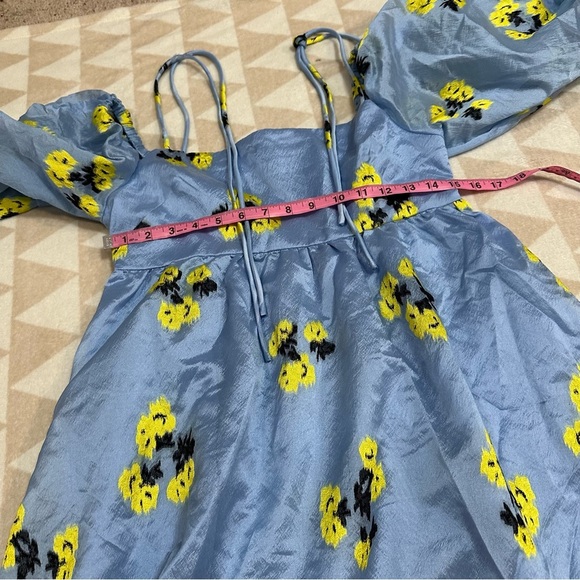 TANYA TAYLOR
Marisa Off The Shoulder Puff Sleeve Minidress - Picture 6 of 6